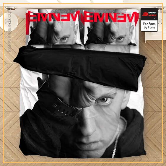 Fierce Eminem's Devil Horns Hand Sign Gray Bedclothes RM0310