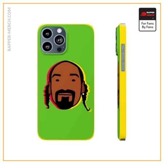 Funny Rapper Snoop Dogg Cartoon Head Artwork iPhone 13 Case RM0310