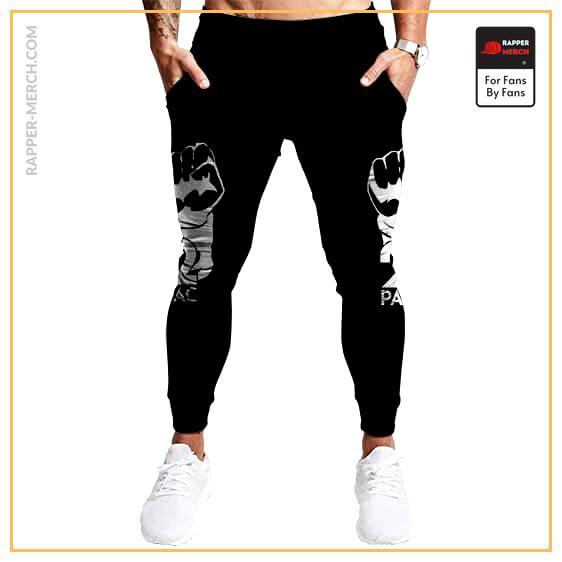 Gangsta 2Pac Makaveli Legacy Logo Badass Jogger Sweatpants RM0310