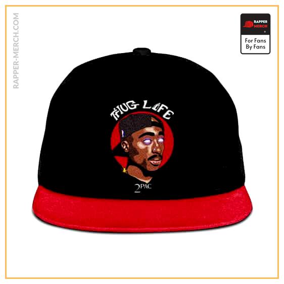 Gangsta Rap Icon 2Pac Thug Life Red & Black Snapback RM0310
