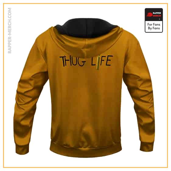 Gangsta Rapper 2Pac Shakur Thug Life Art Hoodie Jacket RM0310