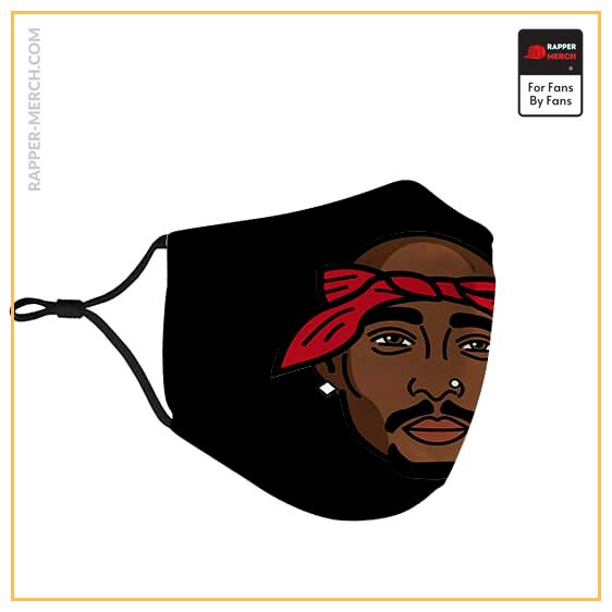 Gangsta Rapper Tupac Makaveli Cartoon Stylish Face Mask RM0310
