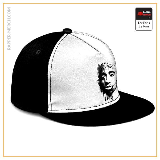 Gangsta Rapper Tupac Shakur Ink Splatter Art Snapback RM0310