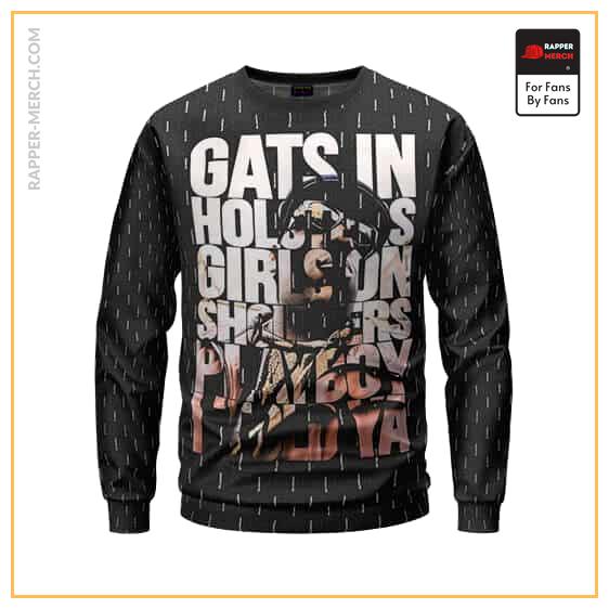 Gats In Holster Typography Notorious B.I.G. Sweatshirt RP0310