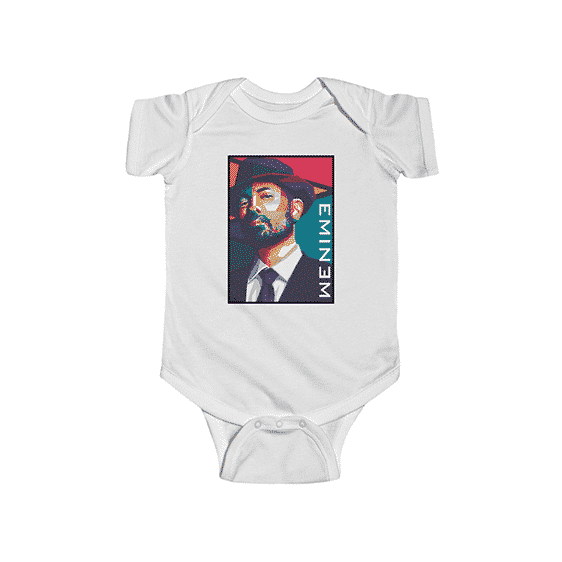 Gentleman Suit Eminem Colorful Portrait Infant Bodysuit RM0310