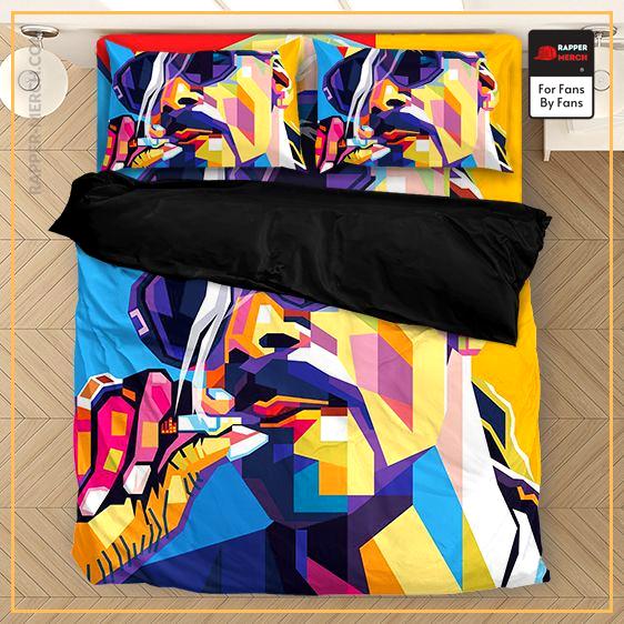 Geometric Multicolor Smoking Snoop Dogg Art Bed Linen RM0310