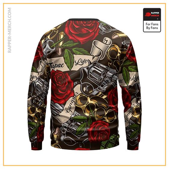 Guns & Roses Thug Life 2Pac Shakur Sweatshirt RM0310