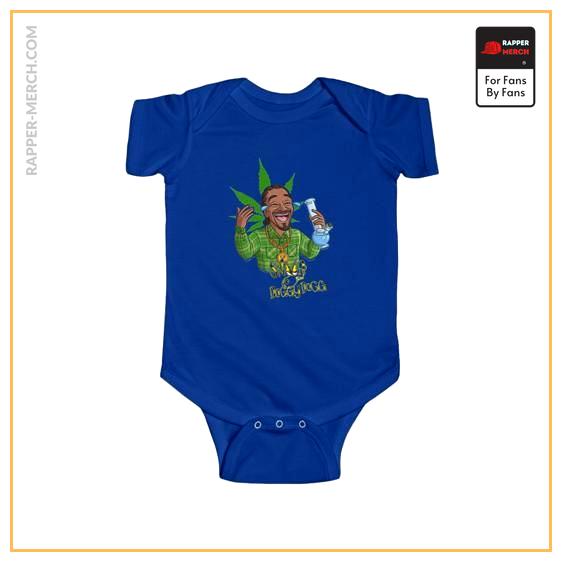 Happy And Blessed Snoop Dogg With Bong Baby Romper RM0310