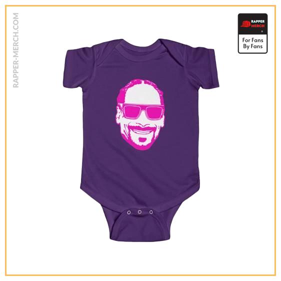 Happy Go Lucky Snoop Dogg Neon Pink Dope Baby Bodysuit RM0310