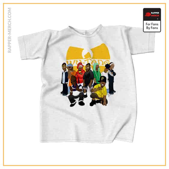 Hip-Hop Group Wu-Tang Clan Cartoon Art T-Shirt RM0410
