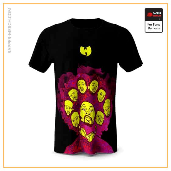 Hip-Hop Group Wu-Tang Clan Members Art T-Shirt RM0410