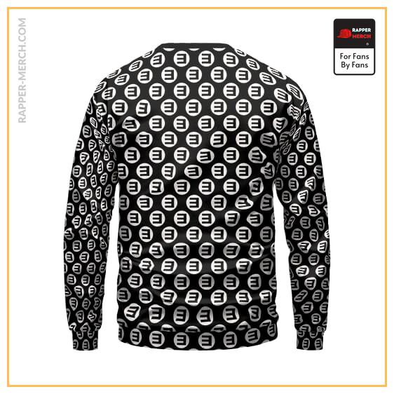 Hip-Hop Rap Artist Eminem Reversed E Logo Pattern Sweatshirt RM0310