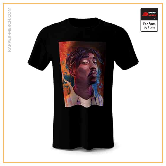 Hip-Hop Rapper 2Pac Shakur Pop Art T-Shirt RM0310