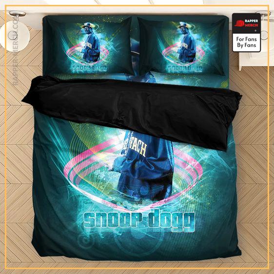 Hip Hop Rapper Bigg Snoop Dogg Gradient Blue Bedding Set RM0310