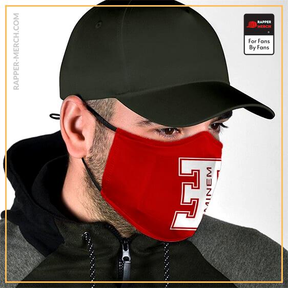 Hip-Hop Rapper Eminem Minimalist Logo Red Face Mask RM0310