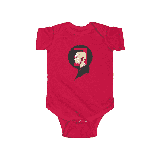 Hip-Hop Rapper Eminem Side View Portrait Baby Bodysuit RM0310