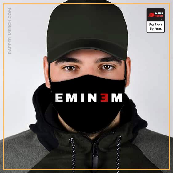 Hip-Hop Rapper Eminem Typography Art Filtered Face Mask RM0310