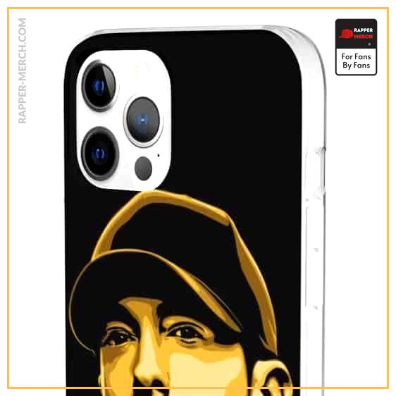 Hip-Hop Rapper Eminem Yellow Face Portrait iPhone 12 Case RM0310