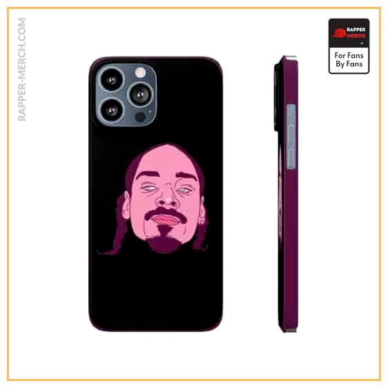 Hip-Hop Rapper Snoop Dogg Purple Head Art Dope iPhone 13 Case RM0310