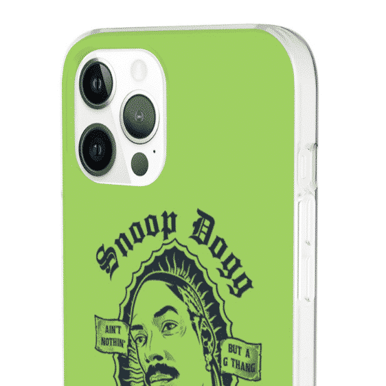 Slightly Stoopid Snoop Dogg Art Lime Green iPhone 12 Cover RM0310