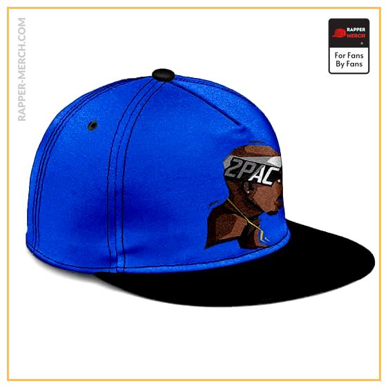 Iconic Rapper Tupac Abstract Side Portrait Snapback Cap RM0310