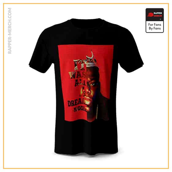 It Was All A Dream Biggie Half Face Dope T-Shirt RP0310