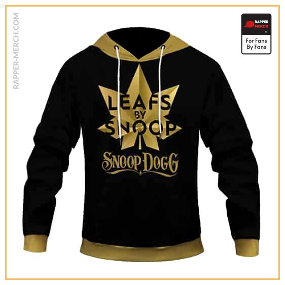 Leafs By Snoop Dogg Gold Cannabis Brand Logo Cool Hoodie RM0310