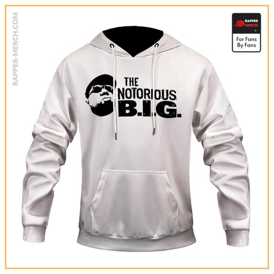 Legendary Rapper The Notorious B.I.G. Logo White Hoodie RP0310