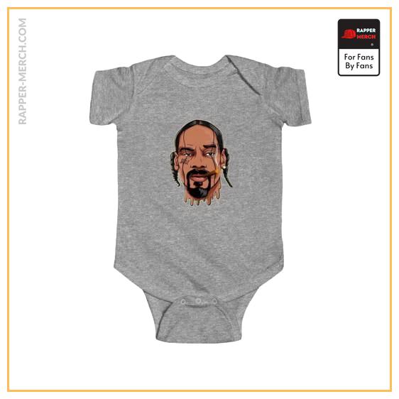 Long Beach California Rap Icon Snoop Dogg Portrait Baby Onesie RM0310