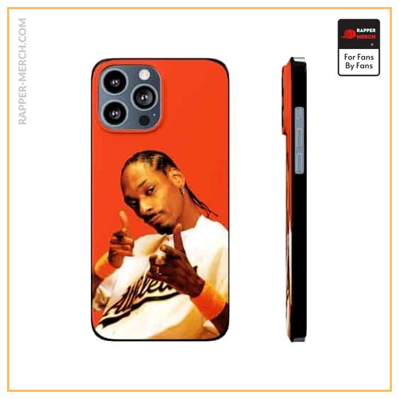 Long Beach Rapper Snoop Dogg Portrait Orange iPhone 13 Case RM0310