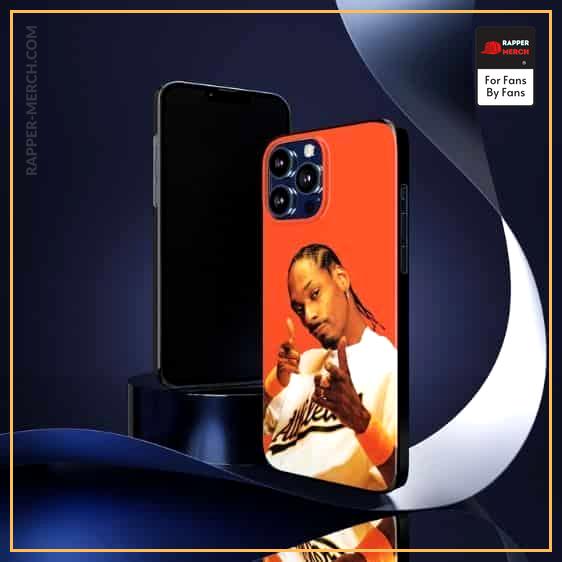 Long Beach Rapper Snoop Dogg Portrait Orange iPhone 13 Case RM0310