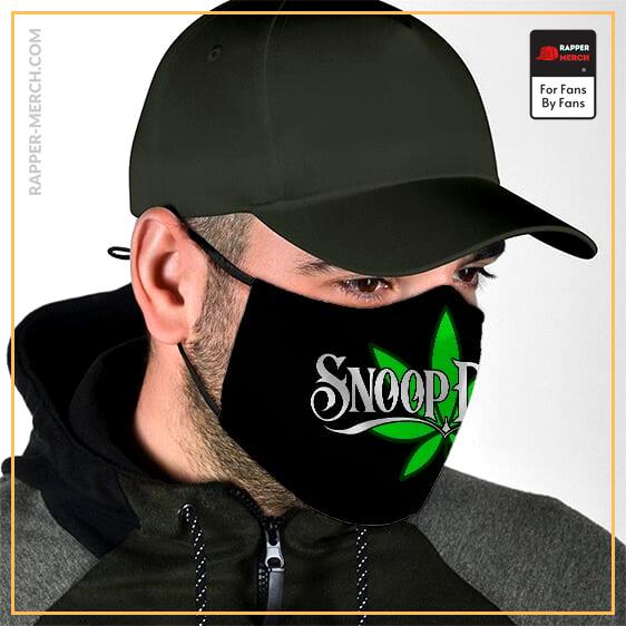 Marijuana Leaf Snoop Dogg Black Filtered Face Mask RM0310