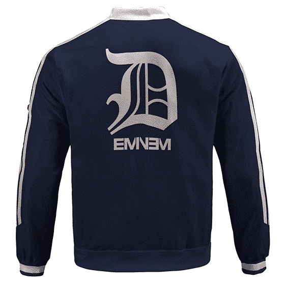 Marshall Mathers Eminem D12 Logo Dope Navy Bomber Jacket RM0310