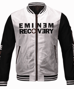Marshall Mathers Eminem Recovery Album Logo Varsity Jacket RM0310