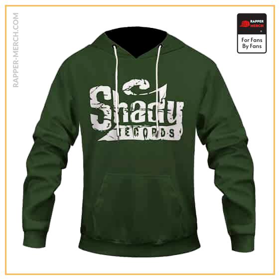 Marshall Mathers Eminem Shady Records Logo Green Hoodie RM0310