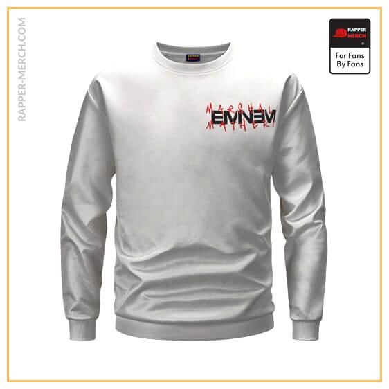 Marshall Mathers Eminem Tattoo Design White Crewneck Sweater RM0310
