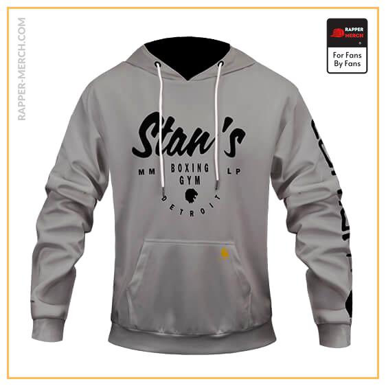 Marshall Mathers Stan’s Boxing Gym Logo Gray Hoodie Jacket RM0310