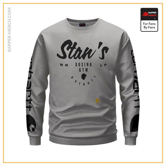 Marshall Mathers Stan's Boxing Gym Logo Gray Sweatshirt RM0310