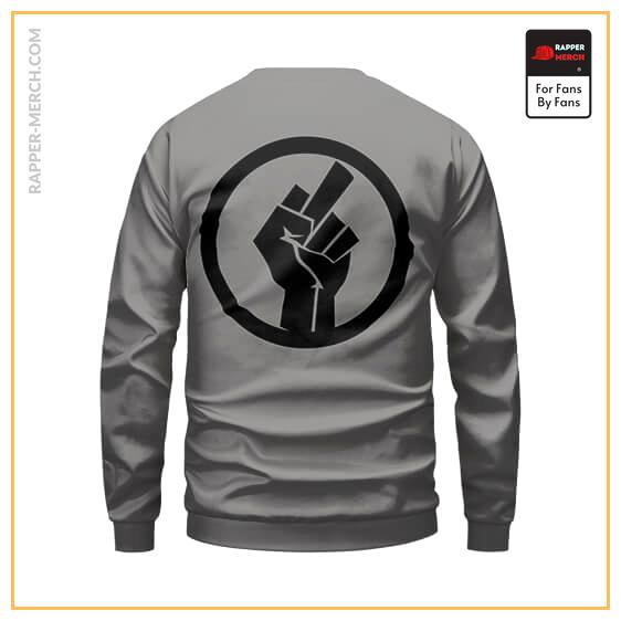 Marshall Mathers Too BLM Parody Logo Gray Sweatshirt RM0310
