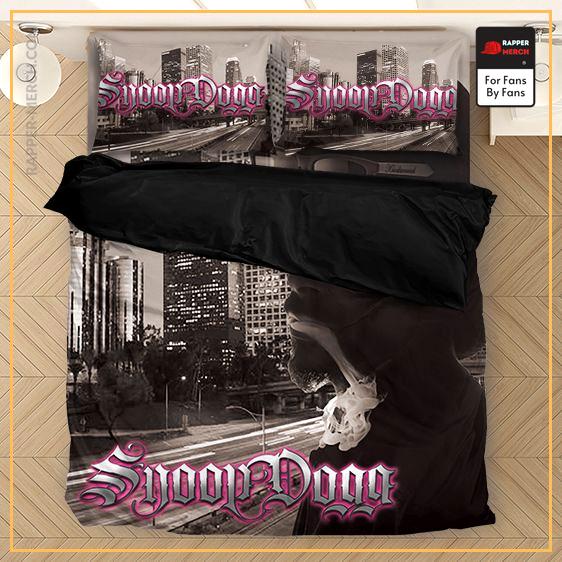 Monochrome City Background Snoop Dogg Smoke Out Bed Linen RM0310