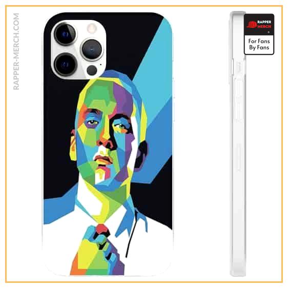 Multicolor Abstract Art Eminem iPhone 12 Fitted Case RM0310