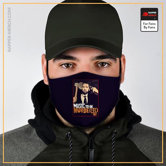 Music To Be Murdered By Eminem Portrait Badass Face Mask RM0310