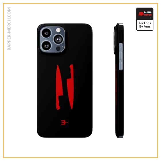 Music To Be Murdered By Knife Logo Eminem iPhone 13 Case RM0310
