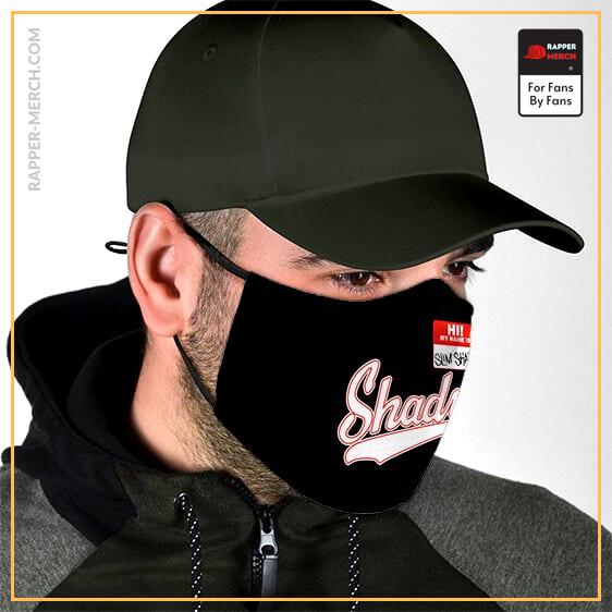 My Name Is Slim Shady Eminem Black Cloth Face Mask RM0310