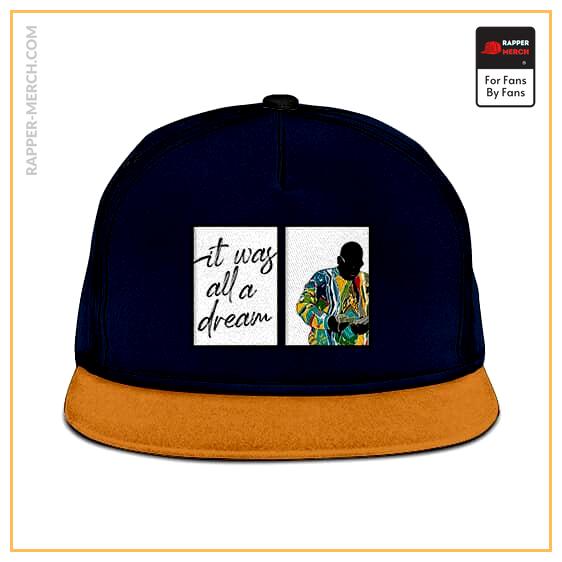 Notorious B.I.G. It Was All A Dream Art Cool Snapback Hat RP0310