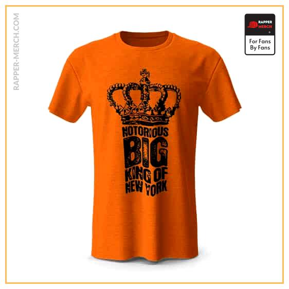 Notorious B.I.G. King Of New York Orange Shirt RP0310