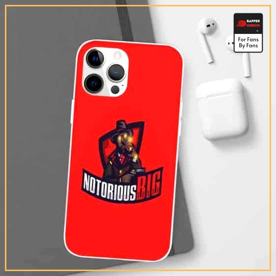 Notorious B.I.G. Logo Bloody Red iPhone 12 Bumper Case RP0310