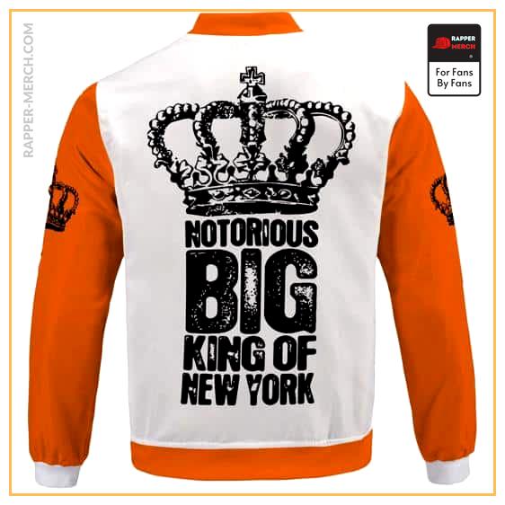 Notorious BIG Iconic Crown King Of New York Varsity Jacket RP0310