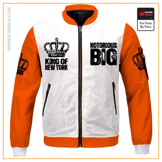 Notorious BIG Iconic Crown King Of New York Varsity Jacket RP0310