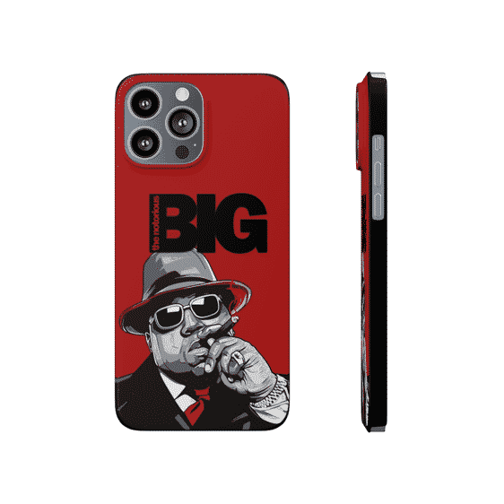 Notorious BIG Monochrome Portrait Red iPhone 13 Case RP0310